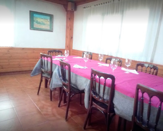 Restaurante Casa Paca mesa de restaurante
